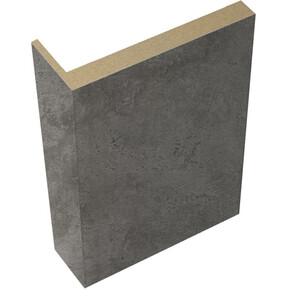 Наличник плоский телескопический Бетон 24х70х2150 темный